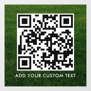 QR-Code Modern Einfach Stylisch Scannbar Fensteraufkleber