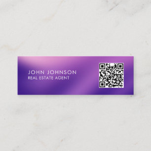 QR-Code Moderne Mini-Geschäftskarte Mini Visitenkarte