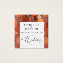 QR Code Moderne Terracotta Boho Hochzeitseinladung