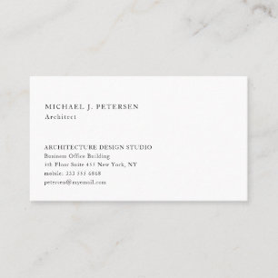 QR CODE Modernes, berufliches Basismodell Visitenkarte