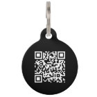 QR-Code | Modernes schwarzes Scannable wenn verlor