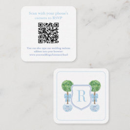 QR-Code-Monogramm Topiary Registry oder UAWG Begleitkarte