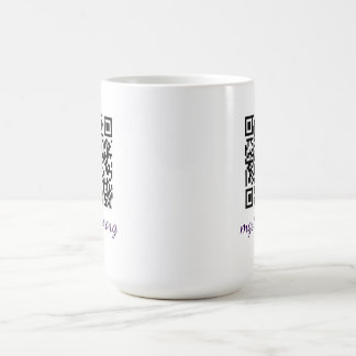 QR code mug Kaffeetasse
