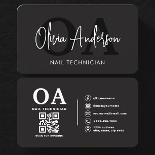 QR-Code-Nagelspezialist-Künstler Visitenkarte