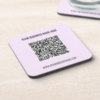 QR Code Name Website Werbemittelabdeckung