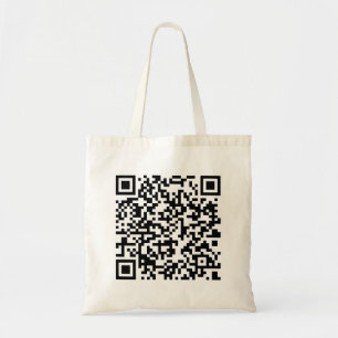 Qr-Code nett lustiges niedliches Shirt mit qr-Code Tragetasche
