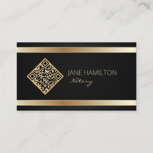 QR-Code Notar Signatur-Agent Visitenkarte