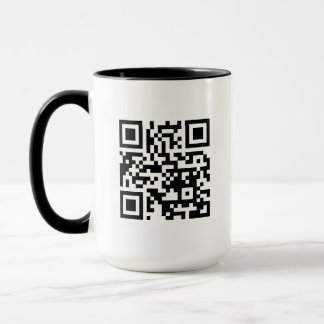 QR-Code nur Combo-Tasse 15 oz Tasse