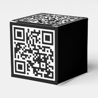 QR-Code nur klassisches Gefälligkeitsfeld Geschenkschachtel