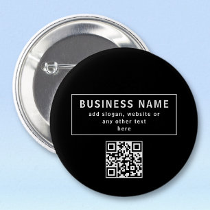 QR-Code oder Logo hochladen   Modernes Schwarz Button