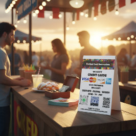 QR Code Payment Prozess leicht gemacht Tischaufsteller