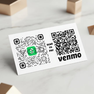 QR Code Payment Prozess leicht gemacht Visitenkarte