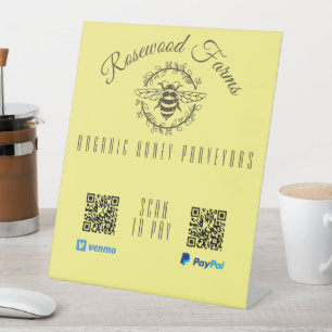 QR Code Payment Sockelschild