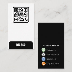 QR-Code Personalisiert Visitenkarte