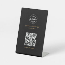 QR-Code, Personalisiertes Schild für das Pedestal
