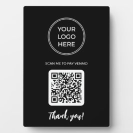 QR-Code-Plaque Fotoplatte