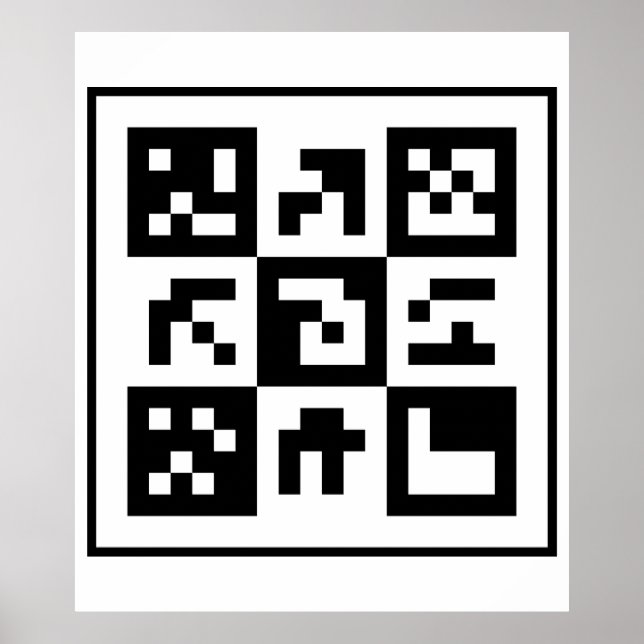 qr Code Poster (Vorne)
