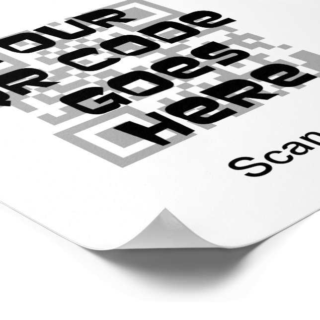 QR Code Poster (Ecke)