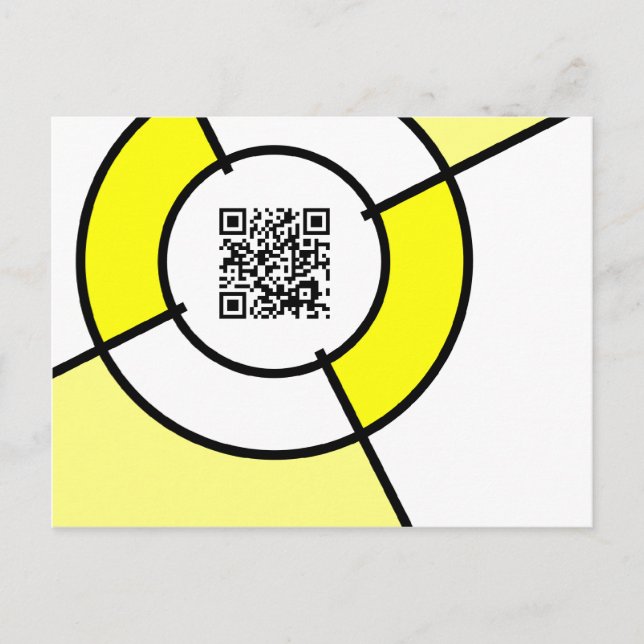 QR-Code Postkarte (Vorderseite)