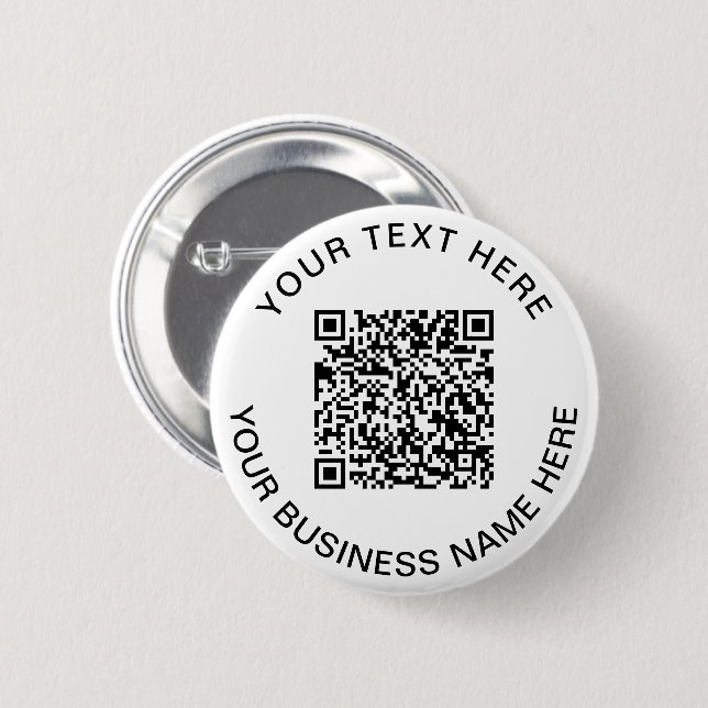 QR Code Promotional Button (Vorne & Hinten)