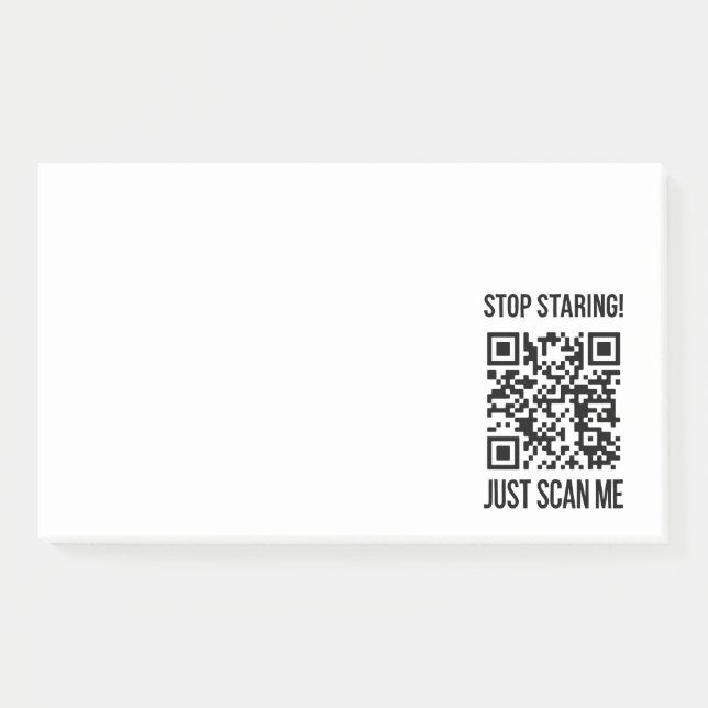 QR-Code prüfen: Erstellen Sie Ihre Zukunft Post-it Klebezettel (Vorderseite)