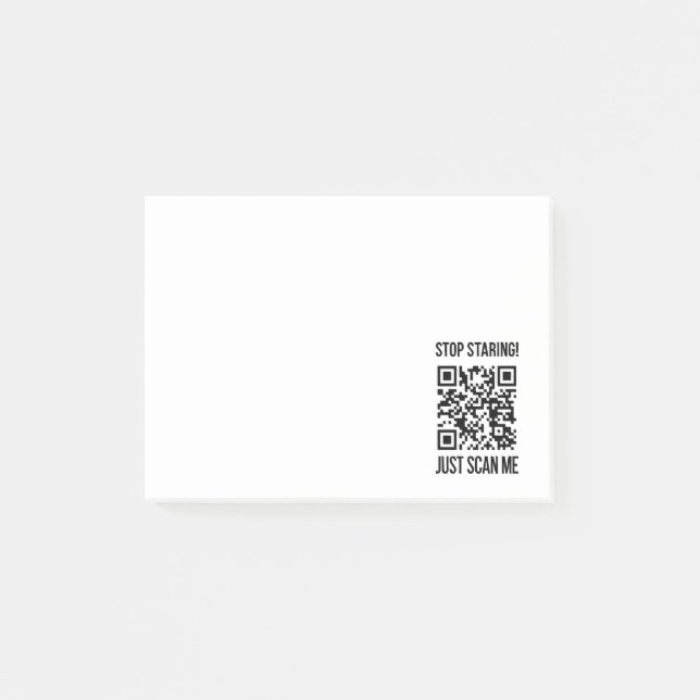 QR-Code prüfen: Erstellen Sie Ihre Zukunft Post-it Klebezettel (Vorderseite)