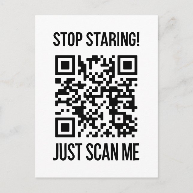 QR-Code prüfen: Erstellen Sie Ihre Zukunft Postkarte (Vorderseite)