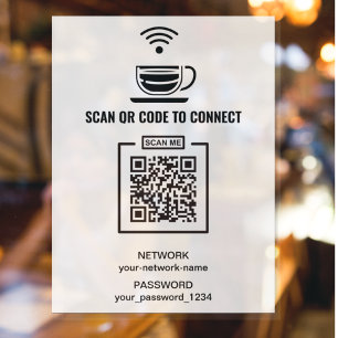 QR-Code prüfen, um den Zugriff auf Internet-Kennwo Poster