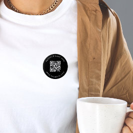 QR-Code-Prüfung für ein Unternehmen mit benutzerde Button