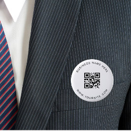QR-Code-Prüfung für ein Unternehmen mit benutzerde Button