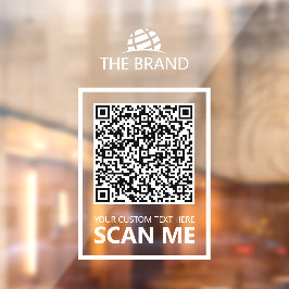 QR-Code-Prüfung für Unternehmen Fensteraufkleber