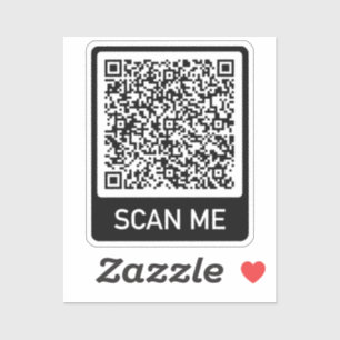QR-Code-Prüfung Info zu Ihrem speziellen Nachricht Aufkleber