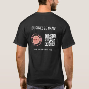 QR-Code-Prüfung und Logo für kundenspezifische Unt T-Shirt