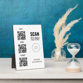QR-Code-Prüfung zur Bezahlung des Beruflichen Gesc Fotoplatte