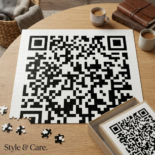 QR-Code-Puzzle – Fügen Sie nur Ihre Webadresse hin