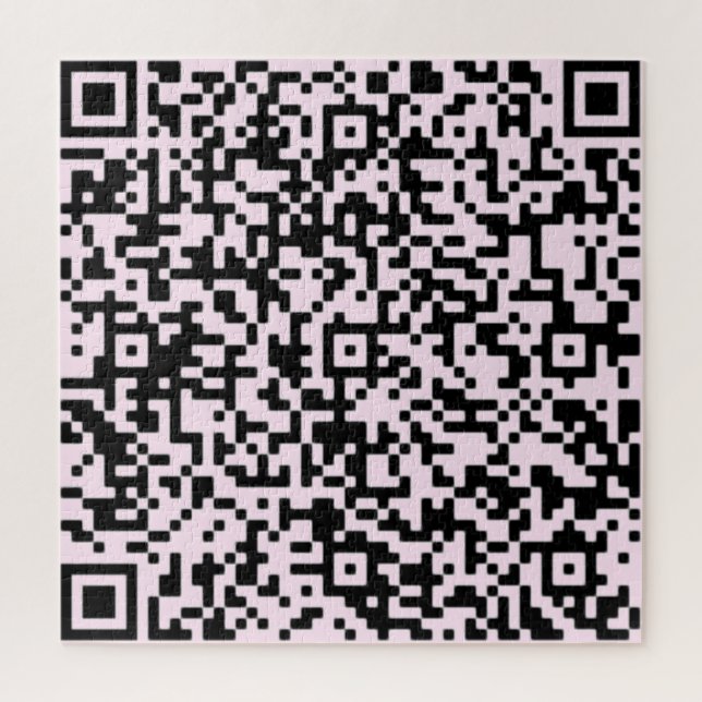 QR-Code-Puzzle - Modernes Personalisiertes (Vertikal)