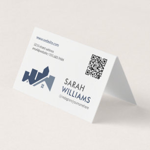 QR-Code   Real Anwesen Zuhause Visitenkarten