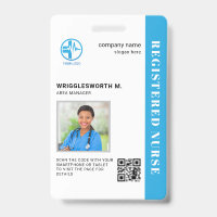 QR Code Registriert Foto-ID des Krankenpflegezentr