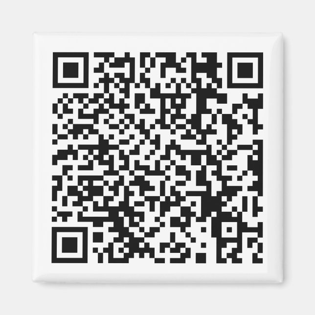 Qr Code RickRoll Gif Magnet (Vorne)