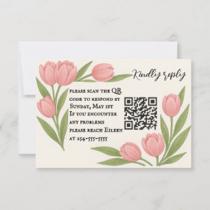 QR-Code-RSVP-Karte zusammenfassen RSVP Karte