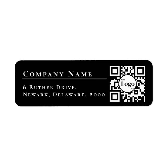 Qr-Code-Rücksendeadresse (Vorne)