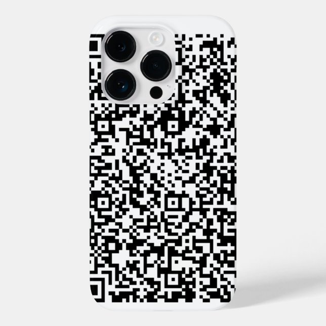 QR Code Scan Funny iPhone Case Farbe (Rückseite)