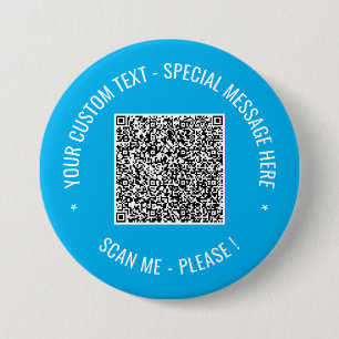 QR-Code-Scan-Info Benutzerdefinierter Text Ihre Fa Button
