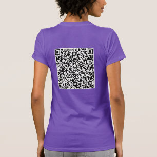 QR Code Scan Info Message Surprise T-Shirt Cadeau