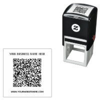 QR Code Scan Info Name Website Selbstfarbige Brief