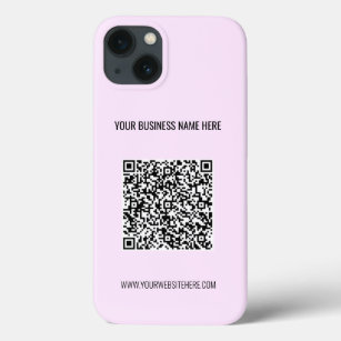 QR-Code-Scan-Info und benutzerdefinierte Text-Farb Case-Mate iPhone Hülle