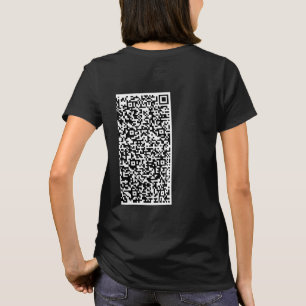 QR-Code-Scan-Informationen Personalisiert Ihren T  T-Shirt