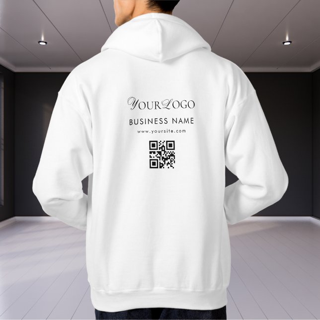QR-Code-Scan-Text des benutzerdefinierten horizont Hoodie (Von Creator hochgeladen)