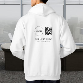 QR Code Scan & Text für benutzerdefinierte Unterne Hoodie