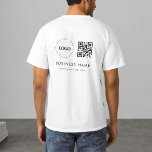 QR Code Scan & Text für benutzerdefinierte Unterne T-Shirt<br><div class="desc">Werben Sie mit diesem stilvollen T - Shirt mit individuellem Logo,  QR Code & Text für Ihr Unternehmen. Fügen Sie einfach Ihre Daten hinzu,  indem Sie auf "Personalisieren" klicken.</div>
